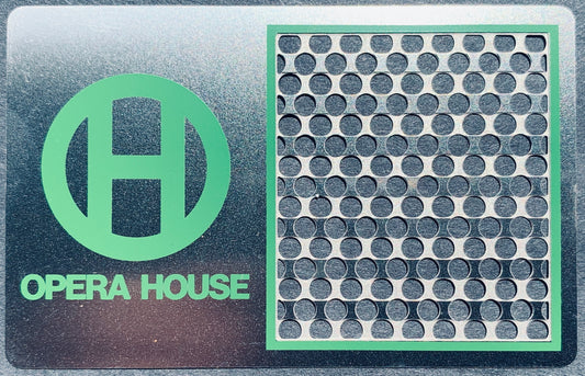 LOGO CARD - METAL/GREEN